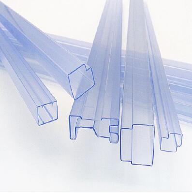Square PVC Anti Static Tube , Electronic Components Plastic Shipping Tubes