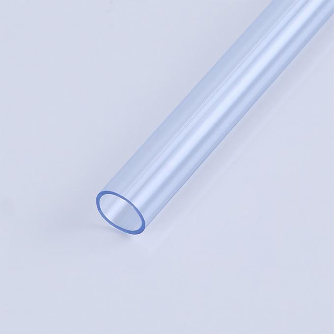 Hard Clear Square PVC IC Packaging Tube , Plastic Anti Static Tube