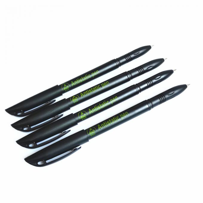 Static Pen Various Ink Color Office Writing 0.7MM ESD Anti Static Ball Pen Black ...