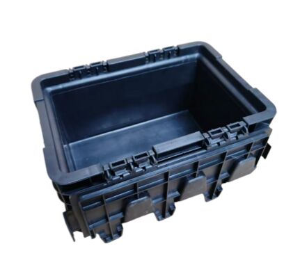 High-performance ESD Flip-Top Storage Container for Cleanroom Workshop