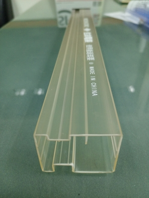 Plastic ESD Tube PC Clear Anti Static Packaging Tube 0.5mm-1mm Thickness