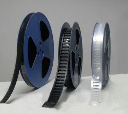 Conductive Embossed Carrier Tape & Reel System with Cover Tape - Accurate Dimensions, Customizable