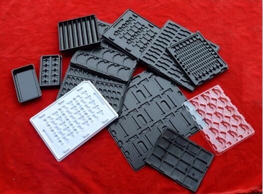 Light Weight Blister Packaging Box , PET ESD Vacuum Formed Packaging Trays