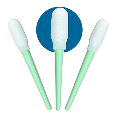 Polypropylene Cleanroom Accessories , Sponge Green Esd Safe Swabs