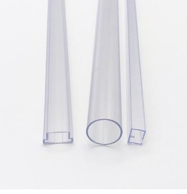 Square PVC Anti Static Tube , Electronic Components Plastic Shipping Tubes