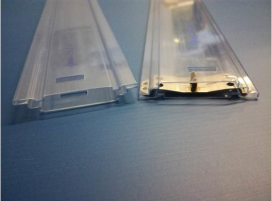 Clear Color PVC / PC ESD Anti Static Tubes For Packaging IC SMT