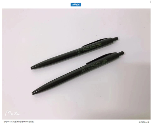 Black Red And Blue Clean Room ESD Pen Length 140mm Complying With Ergonomics