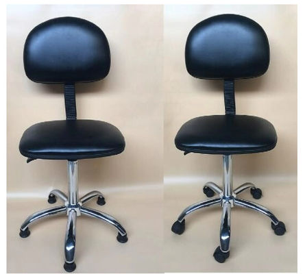 Heavy-Duty Aluminum ESD Lab Chair - 360° Swivel with Nylon Casters