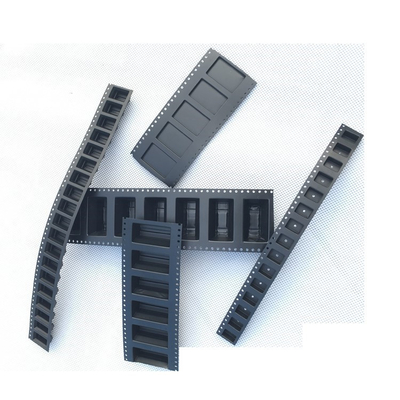 Custom Electronic Anti Static Packaging PS Carrier Tape DELIXIN Black SMT Embossed