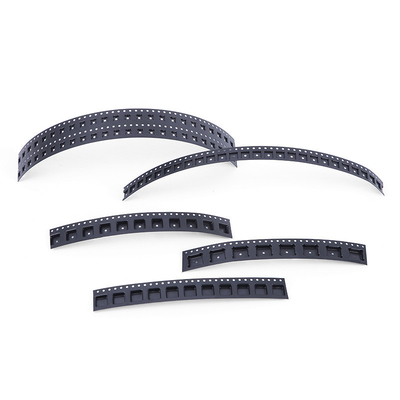Custom Electronic Anti Static Packaging PS Carrier Tape DELIXIN Black SMT Embossed