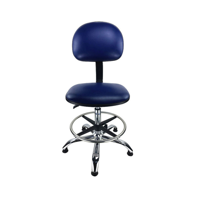 Static Dissipative ESD Stool Chair Adjustable 510-700mm For Clean Room