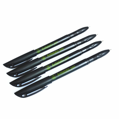Various Ink Color Office Writing 0.7MM ESD Anti Static Ball Pen Black Plastic Housing