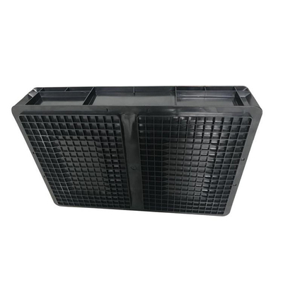Many Sizes Durable Black Color ESD Anti Static Plastic Box For PCB Component Storage
