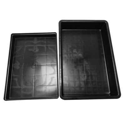 130mm Depth ESD Plastic Trays for Inner Size 215x140x110mm Packaging Solution