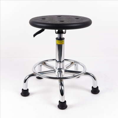 ESD Stool Chair Ergonomic Design and Adjustable Height for Comfort and Posture Support in Specialized Work Environments