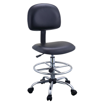 ESD Stool Chair Ergonomic Design and Adjustable Height for Comfort and Posture Support in Specialized Work Environments