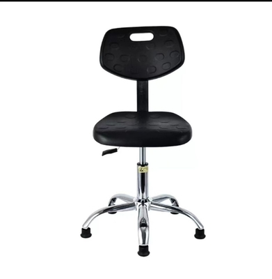 ESD Stool Chair Ergonomic Design and Adjustable Height for Comfort and Posture Support in Specialized Work Environments