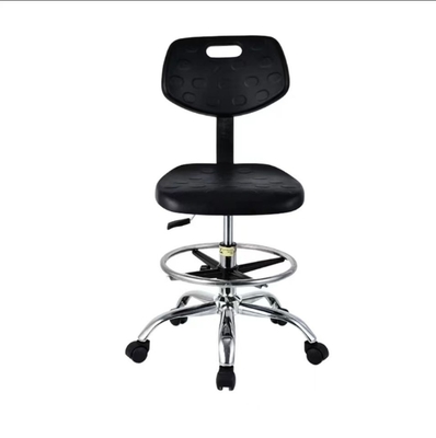 Swivel Yes ESD Stool Chair with Adjustable Backrest Height 435-580mm