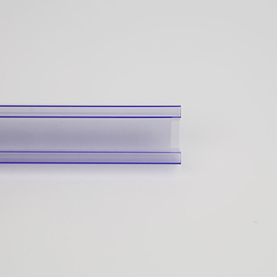 Transparent Perforated PVC / PETG IC Plastic Packaging Tube Square Pipe