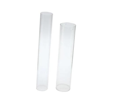 Transparent Round PETG / PVC Plastic Clear Packaging Tube 10E6-10E11
