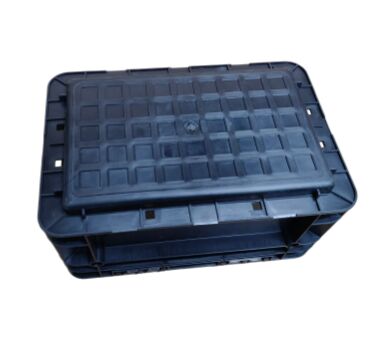 High-performance ESD Flip-Top Storage Container for Cleanroom Workshop