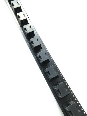 Embossed carrier tape in 8-88mm width, optional PS/PC/PET materials, ESD anti-static available.