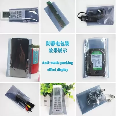 APET / CPP Clear Anti Static Shielding Bags Esd Bags For Electronics 0.075mm