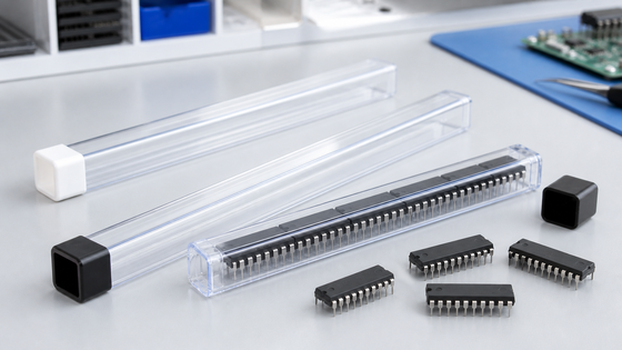 Clear Soft PVC Antistatic IC Tube for DIP Chip Packaging