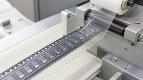 High-Performance Transparent ESD Antistatic Cover Tape for Embossed Carrier Tape and SMD Electronic Component Packaging