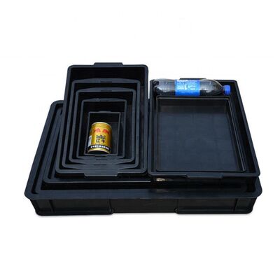 Black Conductive ESD PP Tray 345x225x60mm for PCB Handling and Packaging