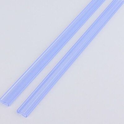 Transparent ESD PVC Square IC Packaging Tubes Custom Size for Component Storage