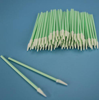 76mm Pointed Foam Cleanroom Swabs with PP Handles, 500 Pieces per Bag