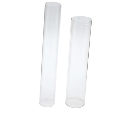 PC ESD Tube Plastic Cylinder Packaging Tubes 12CM 1500CM Length