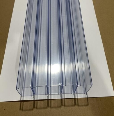 Flexible Esd Clear Pvc Tube Packaging Rectangular Length 300mm-600mm