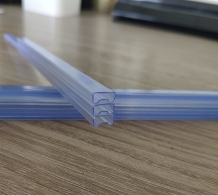 10E6-10E9 Antistatic ESD Tube , PS Extruded Plastic Tube Transparent