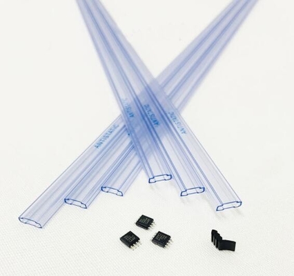 Cylinder Square PC ESD Tube Anti Static Transparent 0.5mm-1mm Thickness