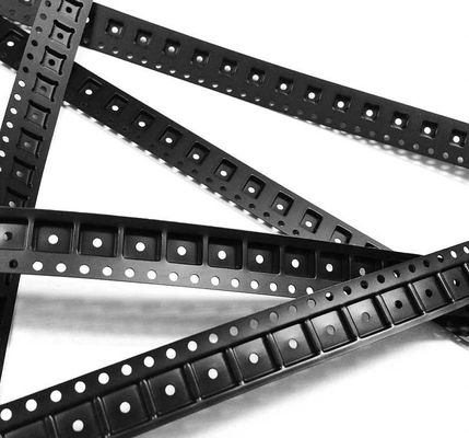 Black Embossed Carrier Tape for SMT - Anti-Static, PS/PC/PET Material, 8-104mm Width