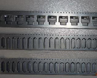 Black Embossed Carrier Tape - Anti-Static, SMT Packaging, PC/PS/PET Material