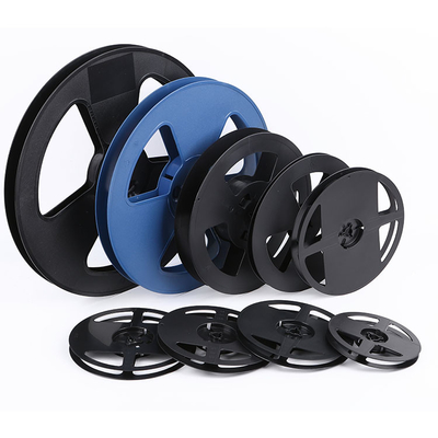 Black Plastic Cable Reel , punched 8mm SMT SMD Carrier Tape