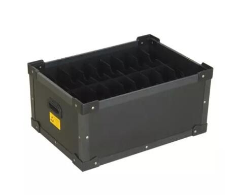 Light Weight Esd Anti Static Container Boxes Non Toxic Plastic