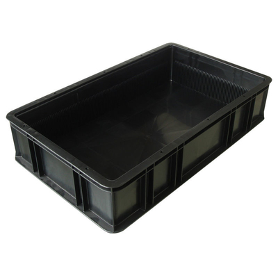 Black storage Esd Safe Divider Boxes E6 Ohms Anti Static Plastic For Industrial