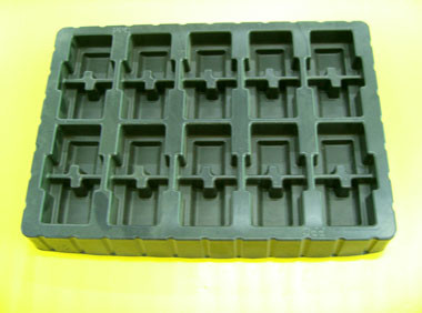 Lightweight Blister Packaging Box , 10E4-10E11 ESD Chocolate Blister Tray