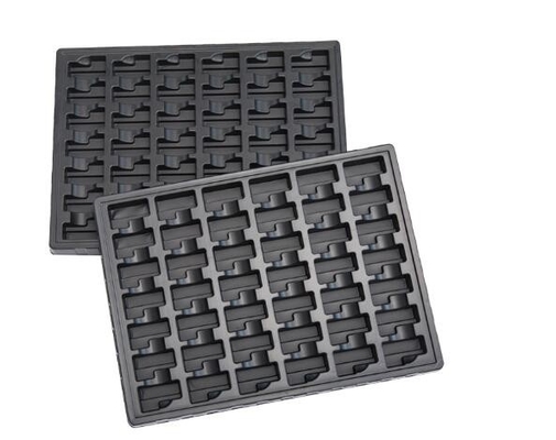 ACE DELIXIN CYMK Blister Packaging Box , Black Chocolate Packaging Trays