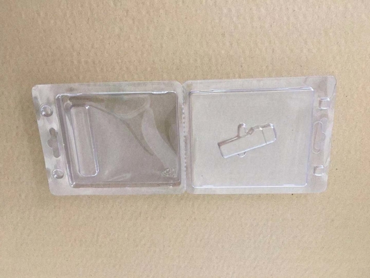 Non Toxic Plastic Blister Box 10E6-10E10 ESD Reading Embossing Logo