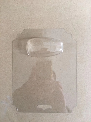 Pvc Blister Packaging Box Tray Ageing Resistant Clear / Black Color
