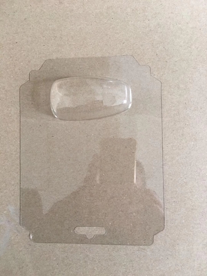 Pvc Blister Packaging Box Tray Ageing Resistant Clear / Black Color
