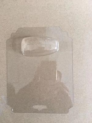 Pvc Blister Packaging Box Tray Ageing Resistant Clear / Black Color