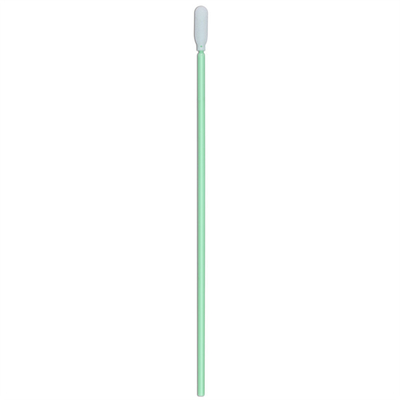 CE Approved Cleanroom Accessories Head Green Plastic Handle Swabs