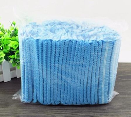 Disposable Non-Woven Bouffant Cap / Hair Net for Medical Use, CE Certified, 18” 19” 21” 24” Sizes