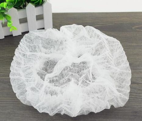 Disposable Non-Woven Bouffant Cap / Hair Net for Medical Use, CE Certified, 18” 19” 21” 24” Sizes